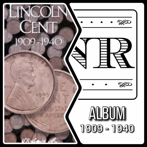 Álbum Monedas Centavos Dolar Eeuu - Usa P Y D - 1909 - 1940