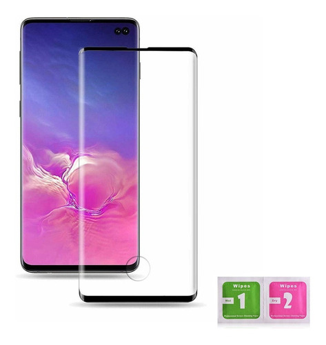 Película Vidro 3d Full Cover Tela Toda - Samsung Galaxy S10+