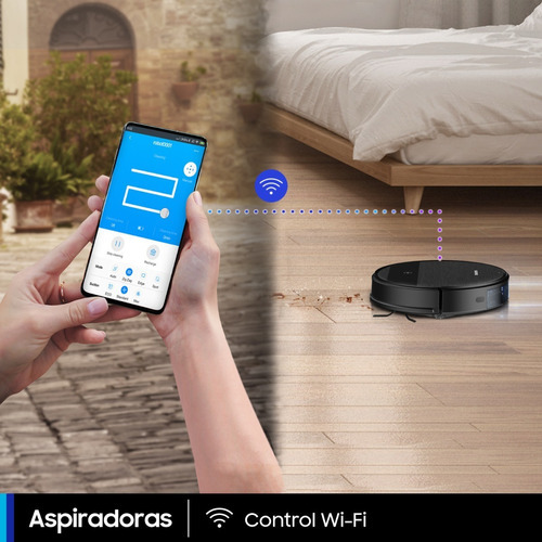 Imagen 7 de 10 de Aspiradora Robot Samsung PowerBot-E 2 En 1 con wifi