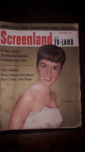  Revista Antigua Screenland , Vol 59 Nº 8 Año 1956 En Ingles