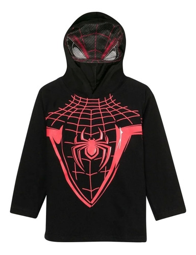 Remera Spiderman C/ Mascara Miles Morales Original Marvel®