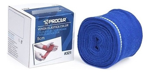 Venda Elastica Procer 5 Cm X 3m Art 321 Colores Asfl70