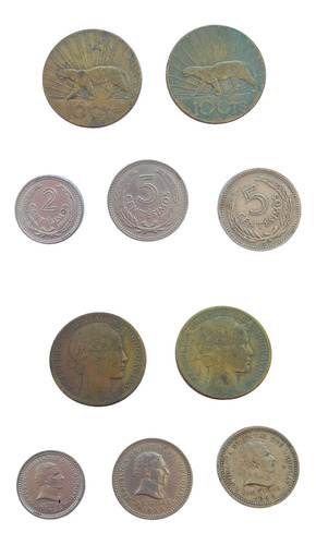 Lote De 47 Monedas Uruguayas - Surtidas #vrig