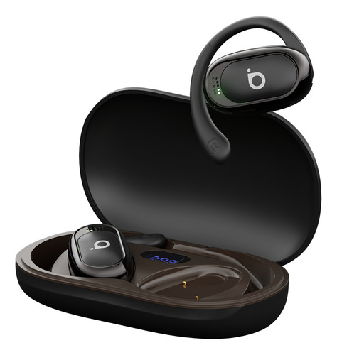 Basike Fone De Ouvido Sem Fio Bluetooth Ows Com Display Led