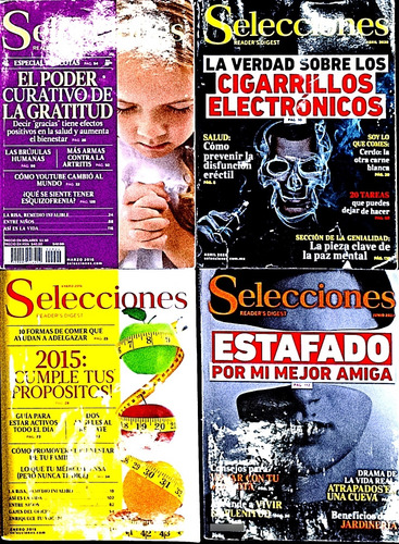 P-2 16 Revistas Recientes De Selecciones Del Reader's Digest (Usado)