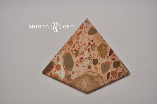 Imagen 1 de 1 de Piedra Pirámide De Jaspe Leopardo