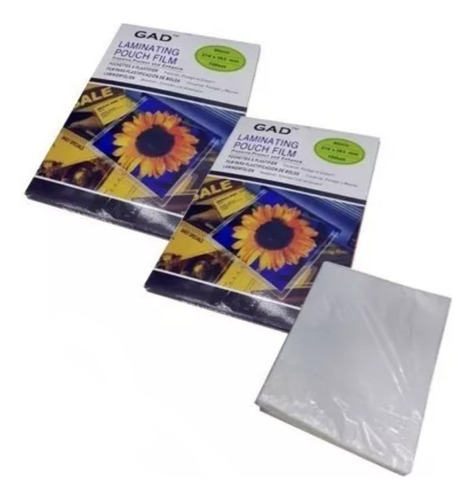 Pack De 200 Micas Laminas Plastificadora Carta A4