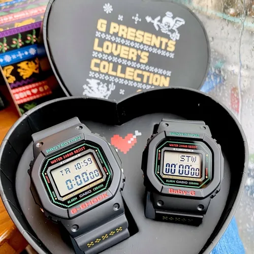 Pareja Reloj Casio G Shock Baby G Lov 19b Edicion Lover s