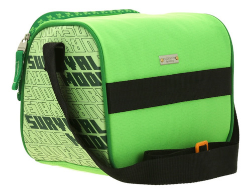 Kit Combo Chenson Mochila Lapicera Lonchera Verde Minecraft