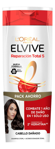  Pack Shampoo + Acondicionador Rt5 740 Ml Elvive