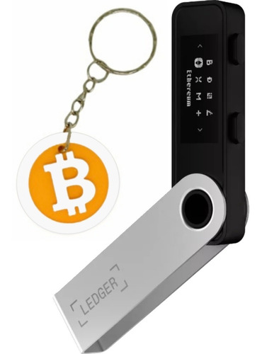 Ledger Nano S Plus Hardware Wallet + Llavero Bitcoin Blanco 
