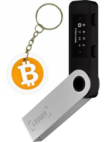Ledger Nano S Plus Hardware Wallet + Llavero Bitcoin Blanco