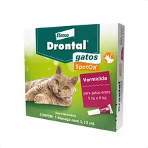 Comprar Drontal Gatos Spoton 1,12ml Vermifugo Para Gatos De 5 A 8 Kg