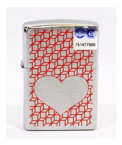 Encendedor Zippo 200 Cl 8086 Brushed Corazon 28680 Lelab