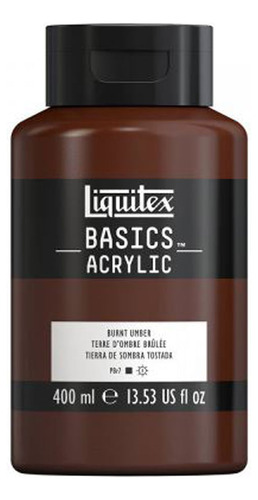Tinta Acrílica Liquitex Basics Acrylic 400ml Cor Burnt Umber
