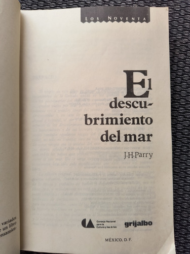 El Descubrimiento Del Mar (Usado)