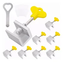 Comprar 8 Sets Seguro Traba Ventanas Corredera Seguridad Niños Llave