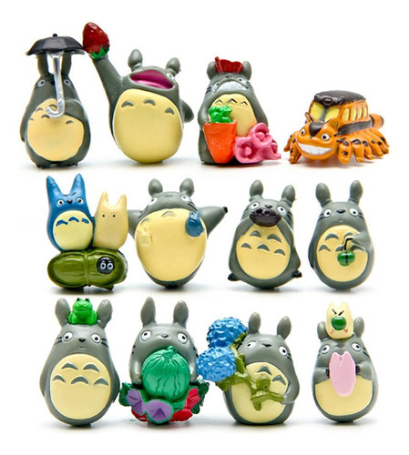 Set 11 Figuras Mi Vecino Totoro Del Estudio Ghibli