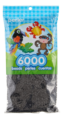 Perler Beads 6000&nbsp;bead Mix., Negro