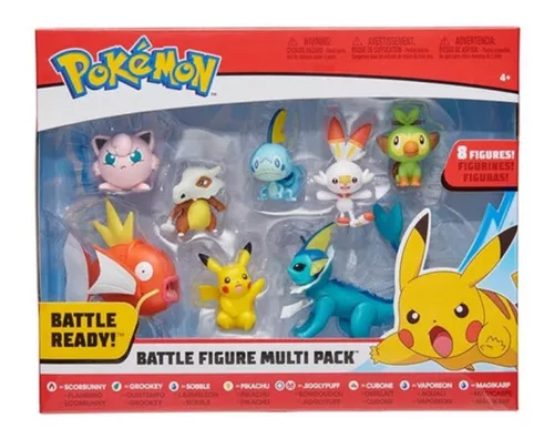 Set Figuras Pokemon Coleccion Battle Día Del Niño