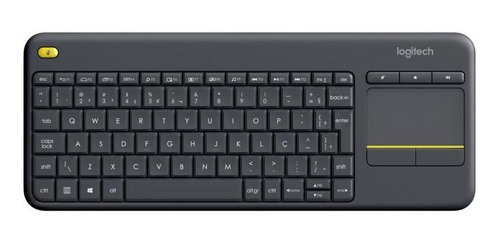 Teclado Sem Fio Com Touchpad Logitech K400 Plus Cinza