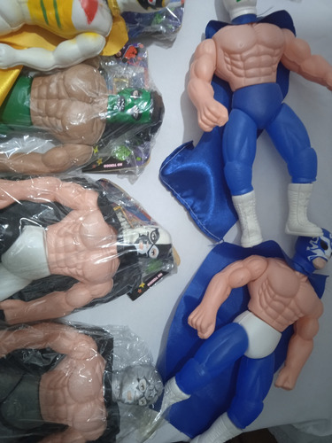 Lote 10 Luchadores Grandes Lucha Libre Luchadores Clásicos (Usado)