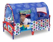 Comprar Cama Infantil Mickey Mouse Con Dosel Para Niños Pequeños Azul Mickey Mouse
