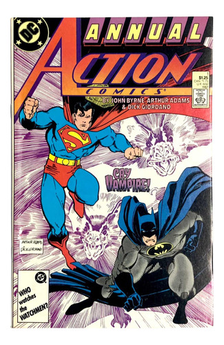 Action Comics Annual #1 - Dc Comics 1987 Inglés Superman