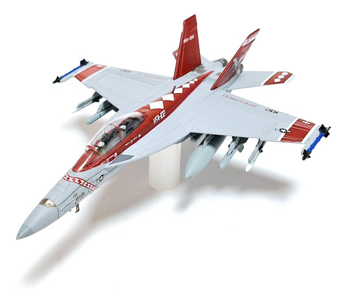 Miniatura Diecast 1/100, Avión F18 Super Hornet, Vfa102 Us N