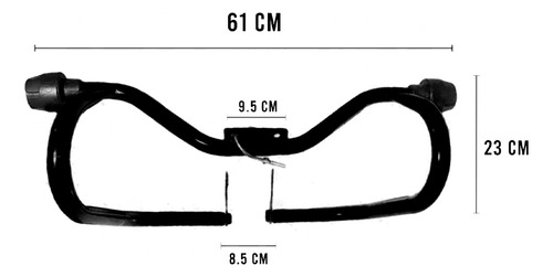 Slider Defensa Stunt Motocicleta Yamaha Ybr 125, Ybr G