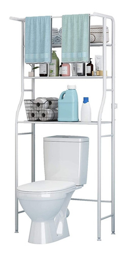 Organizador Estantes Sobre Inodoro Water Mueble Metal Baño ®