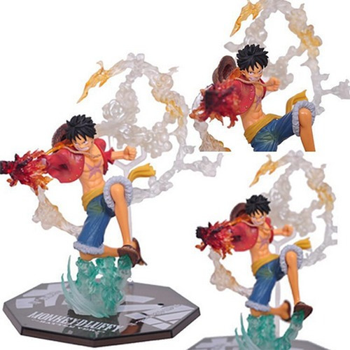 Modelo De Una Pieza Luffy Rubber Fist Gun Combat Edition