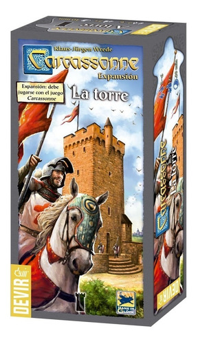 Carcassonne La Torre Expansión Original Juego / Diverti