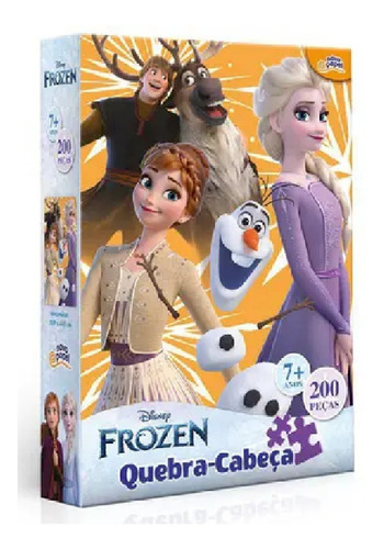 Quebra-cabeça 200 Peças Frozen - Touster 8033