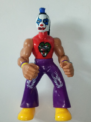 Figura Muñeco De Lucha Libre Luchador Monster Clown Paton