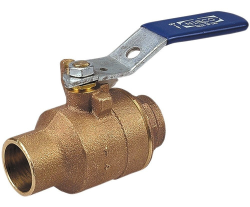  S Cast Bronze Ball Valve, Twopiece, Lever Handle,  Fem...