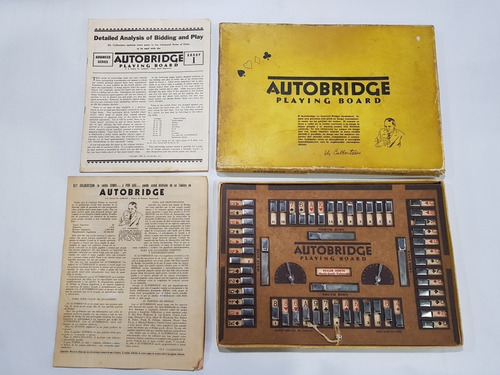 Antiguo Juego Auto Bridge De Viaje Completo Mag 58750