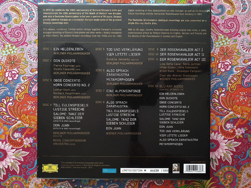 Karajan: Strauss - 11 Cd's + 1 Br-audio Alta Resolution (Usado)