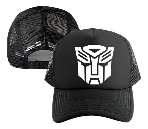 Gorra Transformers Logo Cachucha Malla Adulto-niño