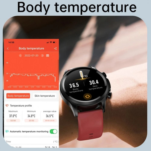 Reloj Inteligente E400 Para Monitorización De Ecg+ppg De Oxí