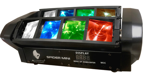 Mini Spider Alien Pro Efecto De Luz Led 8x3 Rgbw 