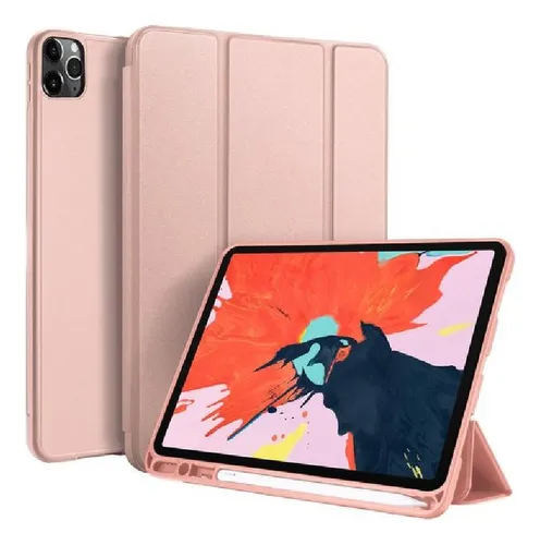Funda Smart Case Con Espacio De Lápiz Para iPad + Vidrio