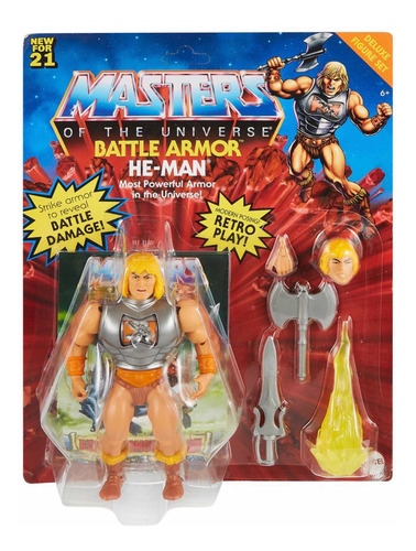 Masters Of The Universe Origins Battle Armor He-man Figura