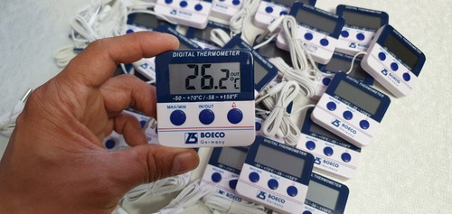Imagen 3 de 5 de Termómetro Digital Ambiental Portátil Boeco Sh-144
