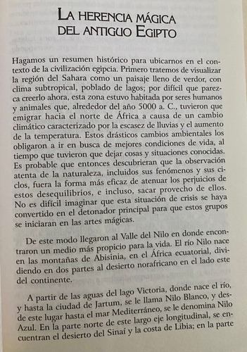 Libro Magia Del Antiguo Egipto