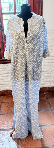 Túnica Kaftan Tipo Bohemio Hippie Talles 36-44 Y Estampados 