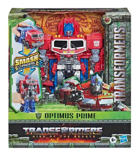 Figura Articulada - Transformers Smash Changer - Optimus Pr