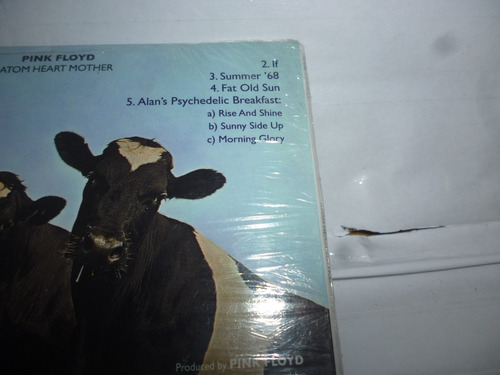 Cd Pink Floyd Atom Heart Mother Lacrado 1970/2011 Imp Argent