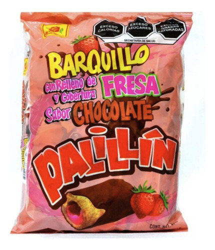 Barquillo Fresa Chocolate Palillín 400 Gr