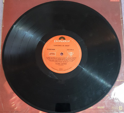 Gloria Gaynor - Canciones De Amor (b+) (kikefpvinilos)